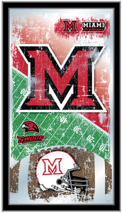 Miami Redhawks Football Wall Mirror