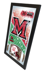 Miami Redhawks Football Wall Mirror