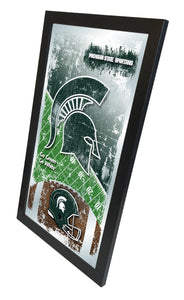 Michigan State Spartans Football Wall Mirror