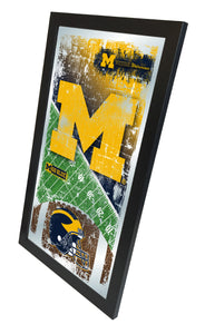 Michigan Wolverines Football Wall Mirror