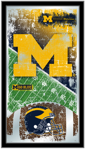 Michigan Wolverines Football Wall Mirror