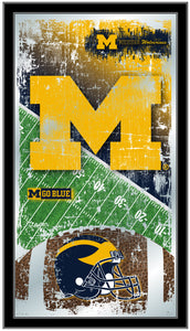 Michigan Wolverines Football Wall Mirror