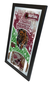 Montana Grizzlies Football Wall Mirror