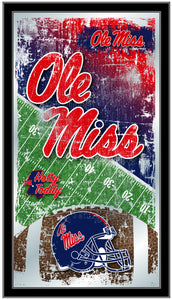 Ole Miss Rebels Football Wall Mirror