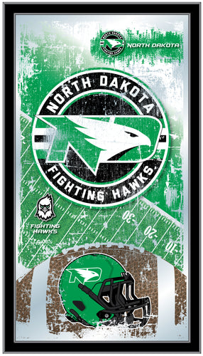 North Dakota Fighting Hawks Football Wall Mirror