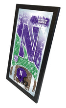 Northwestern Wildcats Football Wall Mirror