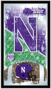 Northwestern Wildcats Football Wall Mirror