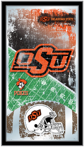 Oklahoma State Cowboys Football Wall Mirror
