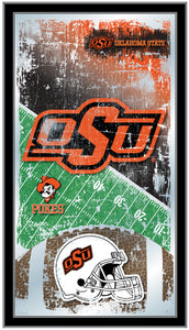 Oklahoma State Cowboys Football Wall Mirror