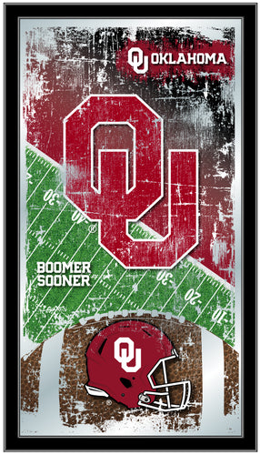 Oklahoma Sooners Football Wall Mirror