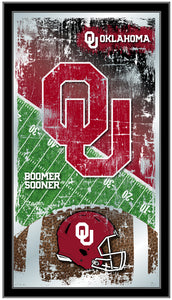 Oklahoma Sooners Football Wall Mirror