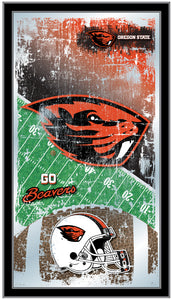 Oregon State Beavers Football Wall Mirror