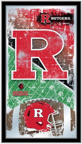 Rutgers Scarlet Knights Football Wall Mirror