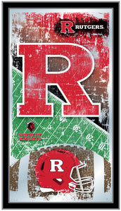 Rutgers Scarlet Knights Football Wall Mirror