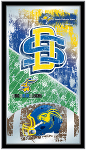 South Dakota State Jackrabbits Football Wall Mirror