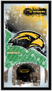 Southern Mississippi Golden Eagles Football Wall Mirror