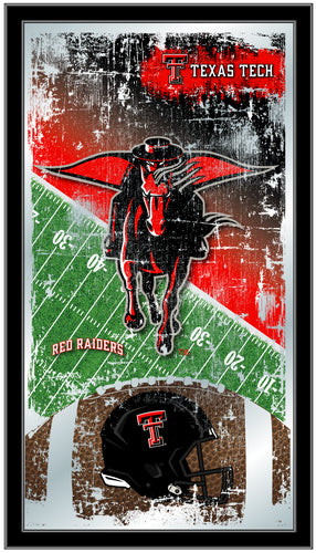 Texas Tech Red Raiders Football Wall Mirror
