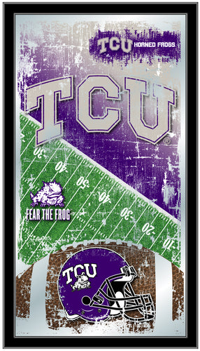 TCU Horned Frogs Football Wall Mirror