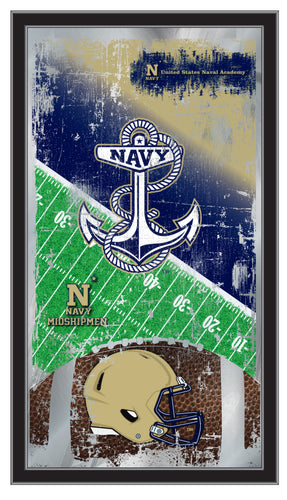 Navy Midshipmen Football Wall Mirror