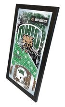 Ohio Bobcats Football Wall Mirror