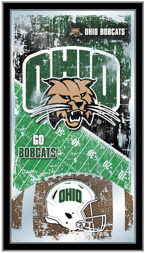 Ohio Bobcats Football Wall Mirror