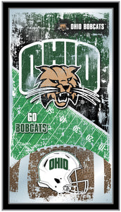 Ohio Bobcats Football Wall Mirror