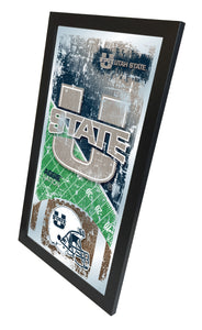 Utah State Aggies Football Wall Mirror
