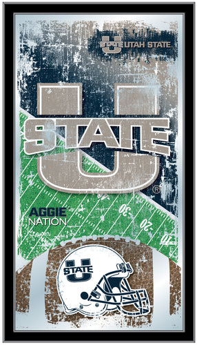 Utah State Aggies Football Wall Mirror