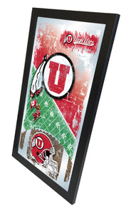 Utah Utes Football Wall Mirror