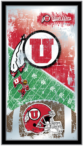 Utah Utes Football Wall Mirror