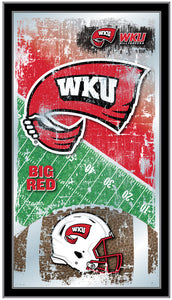 Western Kentucky Hilltoppers Football Wall Mirror