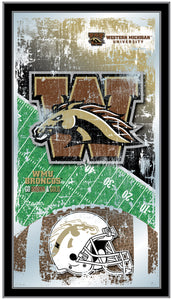 Western Michigan Broncos Football Wall Mirror
