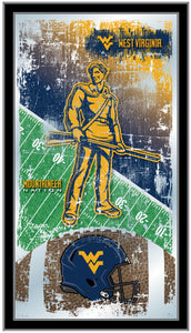 West Virginia Mountaineers Football Wall Mirror