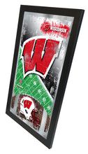 Wisconsin Badgers Football Wall Mirror