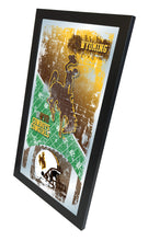 Wyoming Cowboys Football Wall Mirror