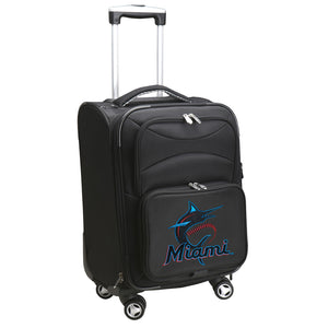 Miami Marlins Luggage Carry-On 21in Spinner Softside Nylon