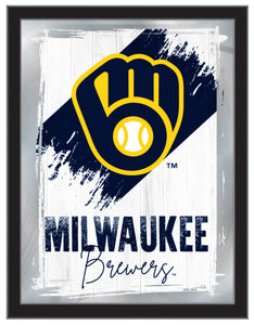 Milwaukee Brewers Wall Mirror - 17"x22"