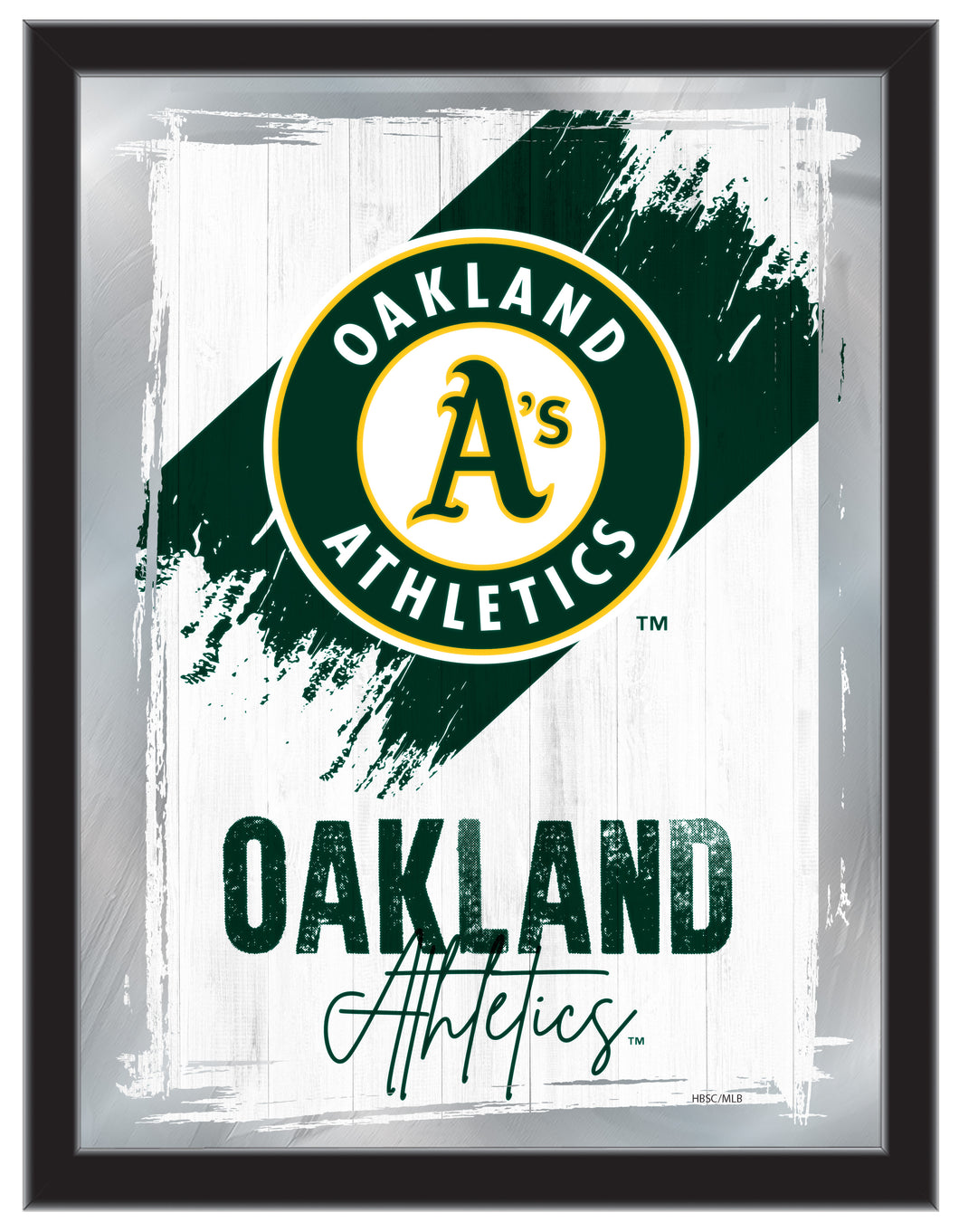  MLB Oakland Athletics Clothes Hangers (Pack of 3