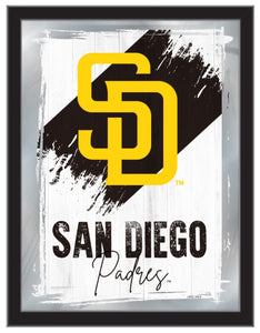 San Diego Padres Wall Mirror - 17"x22"