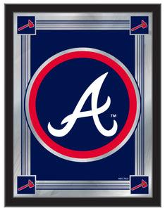 Atlanta Braves  Logo Wall Mirror - 17"x22"