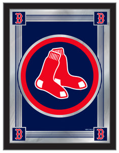 Boston Red Sox Logo Wall Mirror - 17"x22"