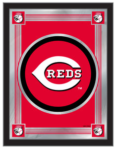 Cincinnati Reds Logo Wall Mirror - 17"x22"