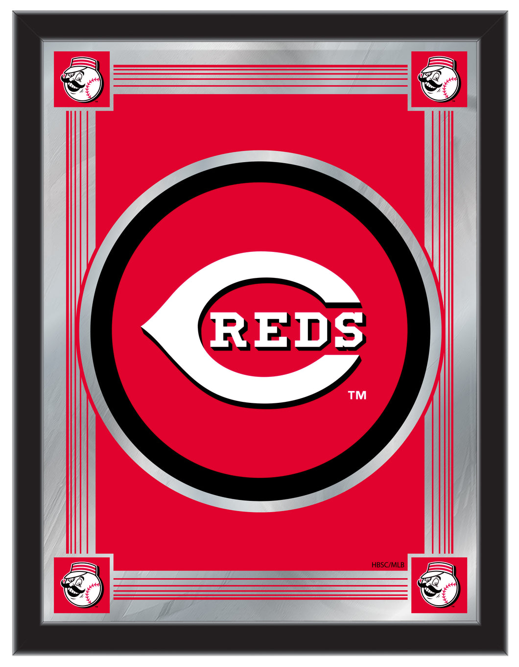 Cincinnati Reds Logo Wall Mirror - 17