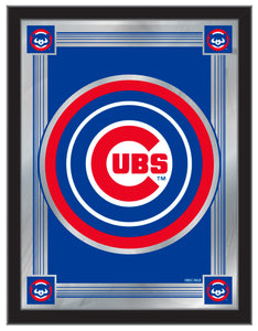 Chicago Cubs Logo Wall Mirror - 17"x22"