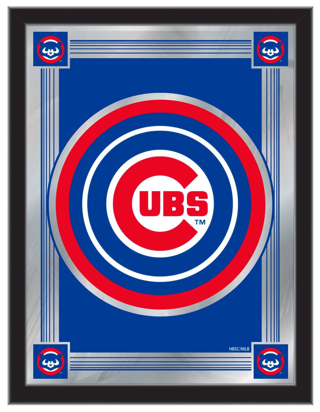 Chicago Cubs Logo Wall Mirror - 17