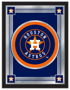 Houston Astros Logo Wall Mirror - 17"x22"