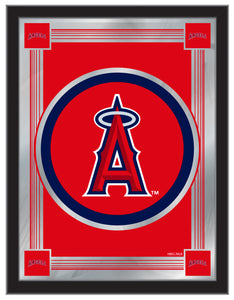 Los Angeles Angels Logo Wall Mirror - 17"x22"