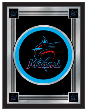 Miami Marlins Logo Wall Mirror - 17