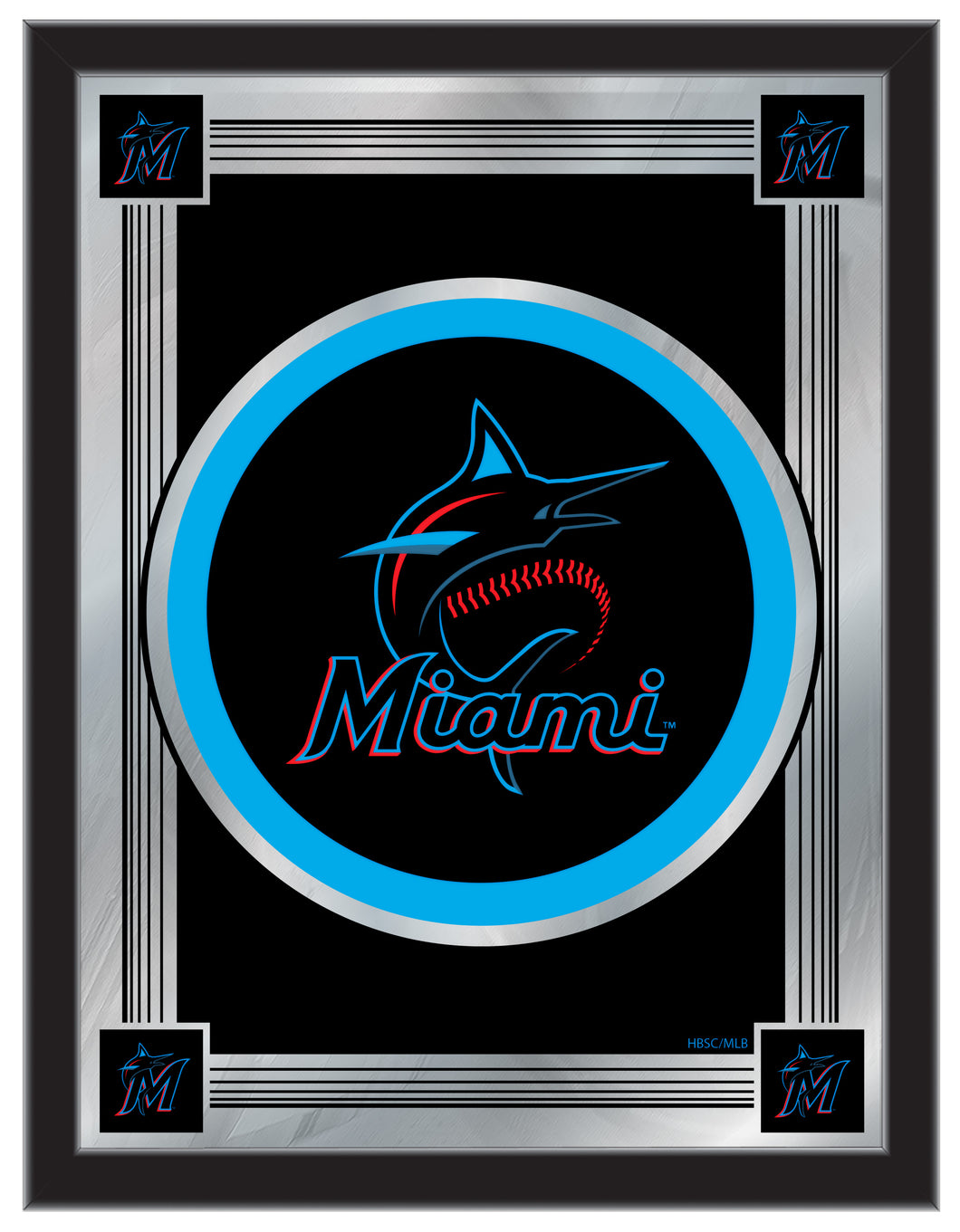  MLB Florida Marlins Team Color and Logo Door Banner