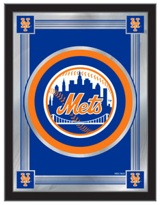 New York Mets Logo Wall Mirror - 17"x22"